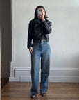 Vintage 90s Australian Made Leather Biker Jacket