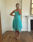Vintage Y2K Aqua Fairy Dress