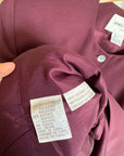 Vintage 90s Plum Button Up Blazer Dress