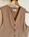 Vintage 90s Camel Tailored Vest