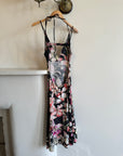 Vintage Y2K Roberto Cavalli Floral Backless Dress