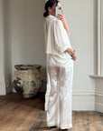 Vintage Y2K Sheer Chiffon Sheer Tiered Blouse