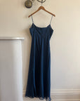Vintage 90s Australian Made Navy Spaghetti Strap Dress