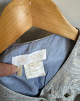 Vintage Escada Blue Silk Vest