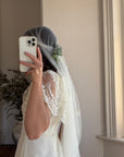Antique Juliette Embroidered Multi-wear Bridal Veil