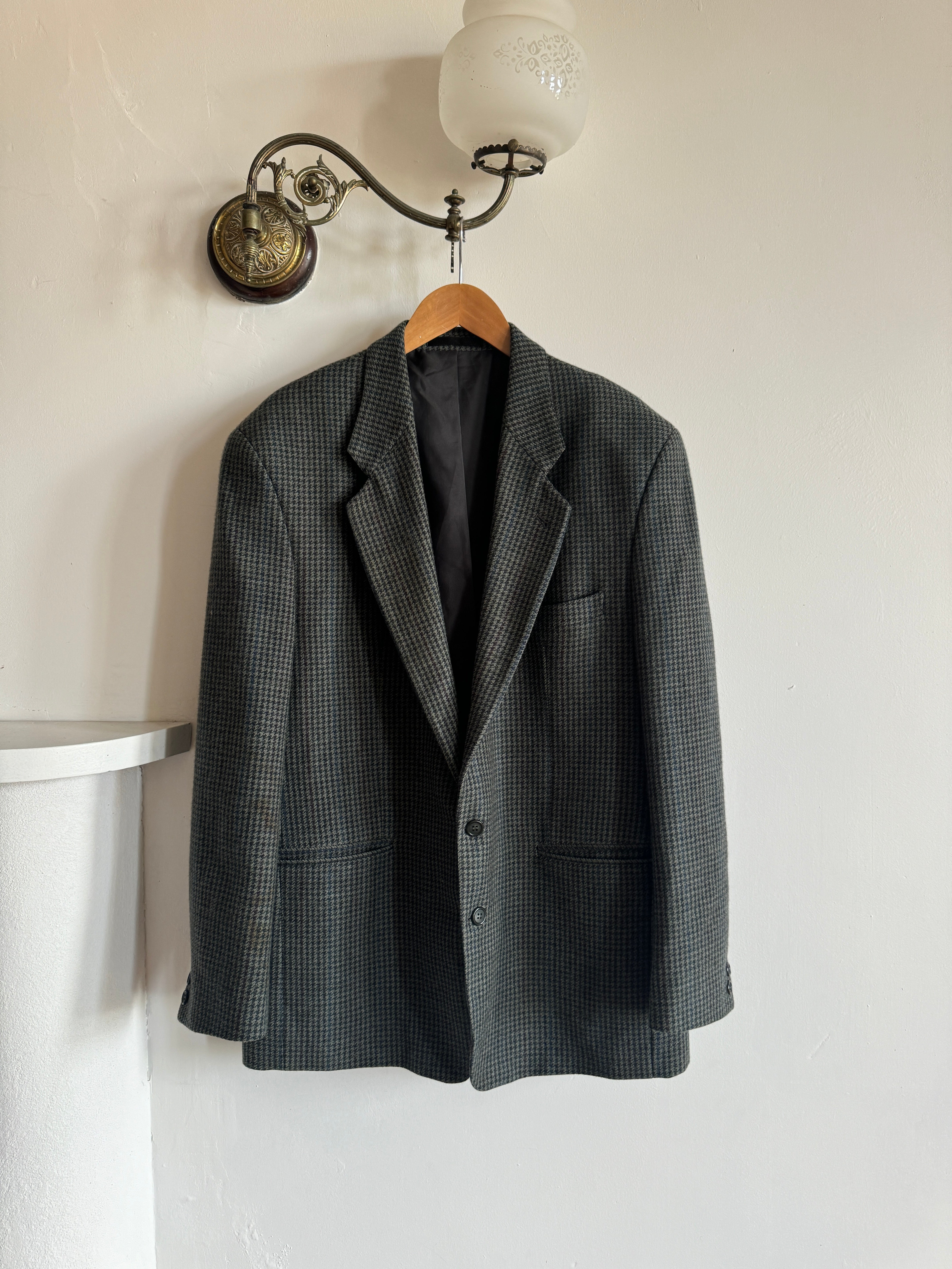 Vintage New Zealand Made Wool Blazer Navy