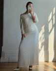 Vintage 80s Sequin Pure Silk Two Piece Bridal Set