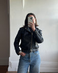 Vintage 90s Australian Made Leather Biker Jacket
