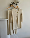 Vintage 90s Australian Made Knit Set Creme