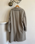 Vintage 60s Australian Made Herringbone Trench Latte