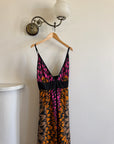Vintage Y2K Lisa Ho Silk Scarf Dress Sunset