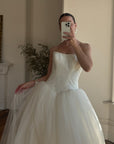 Vintage Y2K Vera Wang Princess Tulle Strapless Wedding Gown