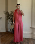 Vintage Y2K Stella McCartney Silk Jumpsuit Papaya