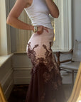 Vintage 90s Glitter Fairy Skirt Chocolate Pink