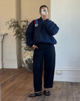 Vintage 70s Ford Bomber Jacket Navy