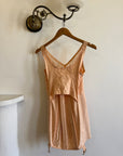 Vintage 40s Apricot Corset Lingerie Onepiece
