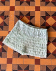 Vintage Ruffled Bloomer Shorts Aqua