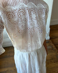 Vintage Edwardian Soiree Garden Broderie Anglaise Dress