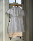 Vintage 60s Babydoll Micro Mod Bridal Mini