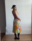 Vintage 90s Italian Slip Sundress Multi