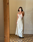 Vintage Victorias Secret Pure Silk Slip Dress Creme