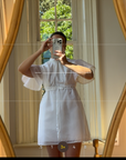 Vintage 60s Babydoll Micro Mod Bridal Mini