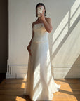 Vintage 90s Bridal Embellished Corset and Slip Skirt Set