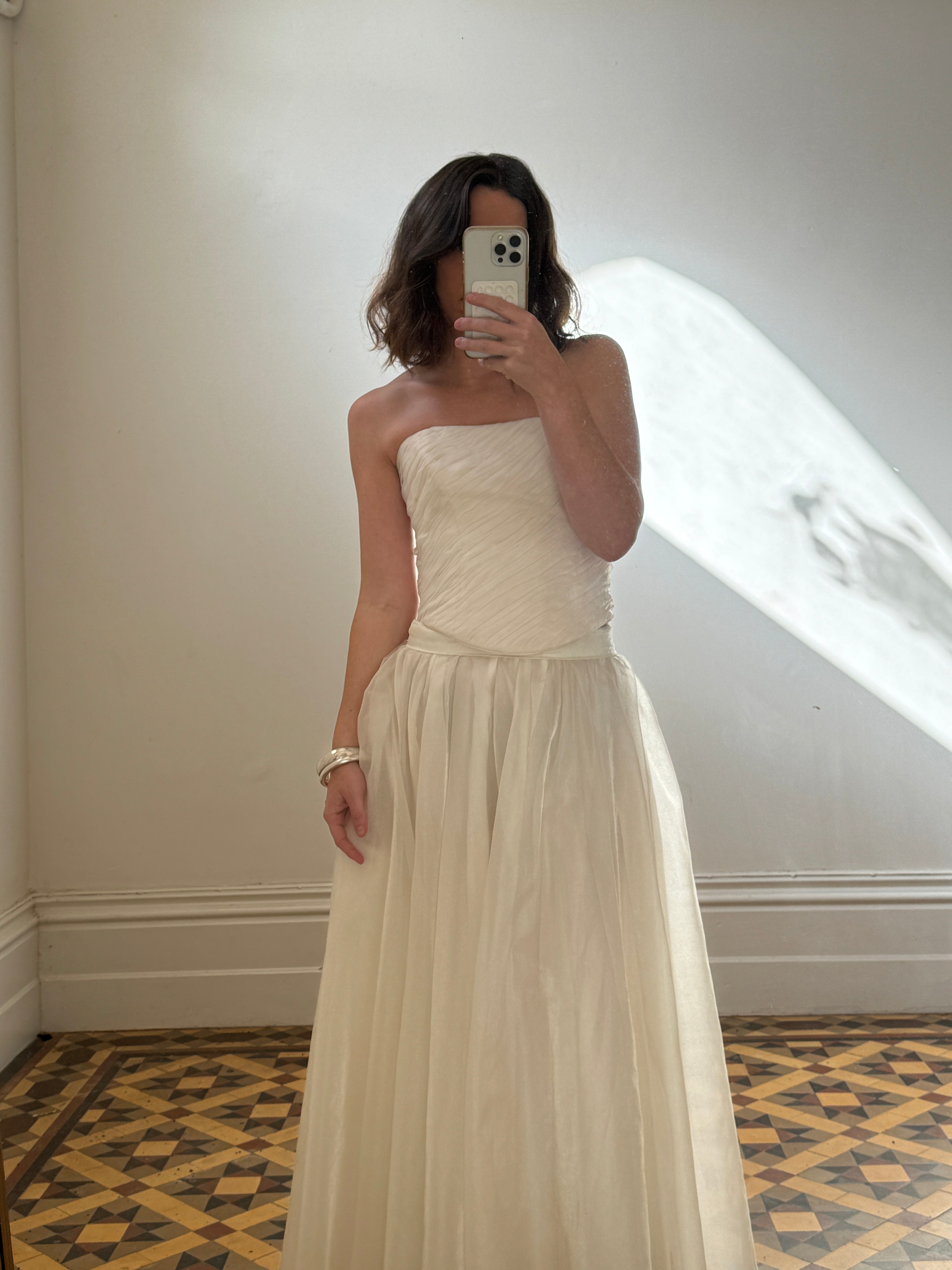 Vintage Organza Bridal Bustier