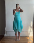 Vintage Y2K Aqua Fairy Dress