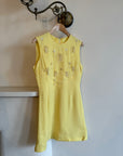 Vintage 60s Beaded Mini Dress Banana