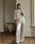Vintage Y2K Sheer Chiffon Sheer Tiered Blouse