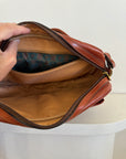 Vintage Leather Crossbody Satchel
