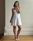 Vintage Y2K Collette Dinnigan Broderie Anglaise Mini Dress