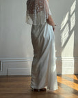 Vintage Y2K Vine Beaded Bridal Cape