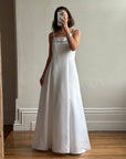 Vintage 90s Classic Strapless Wedding Gown