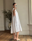 Vintage 70s Cotton Crochet Sundress