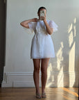 Vintage 60s Babydoll Micro Mod Bridal Mini