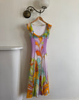Vintage 90s Italian Slip Sundress Multi