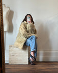Vintage Rare Shearling Patchwork Jacket