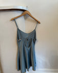 Vintage Victorias Secret Mini Dress Steel Blue