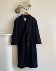 Vintage Australian Made Wool and Cashmere Oversized Coat Noir