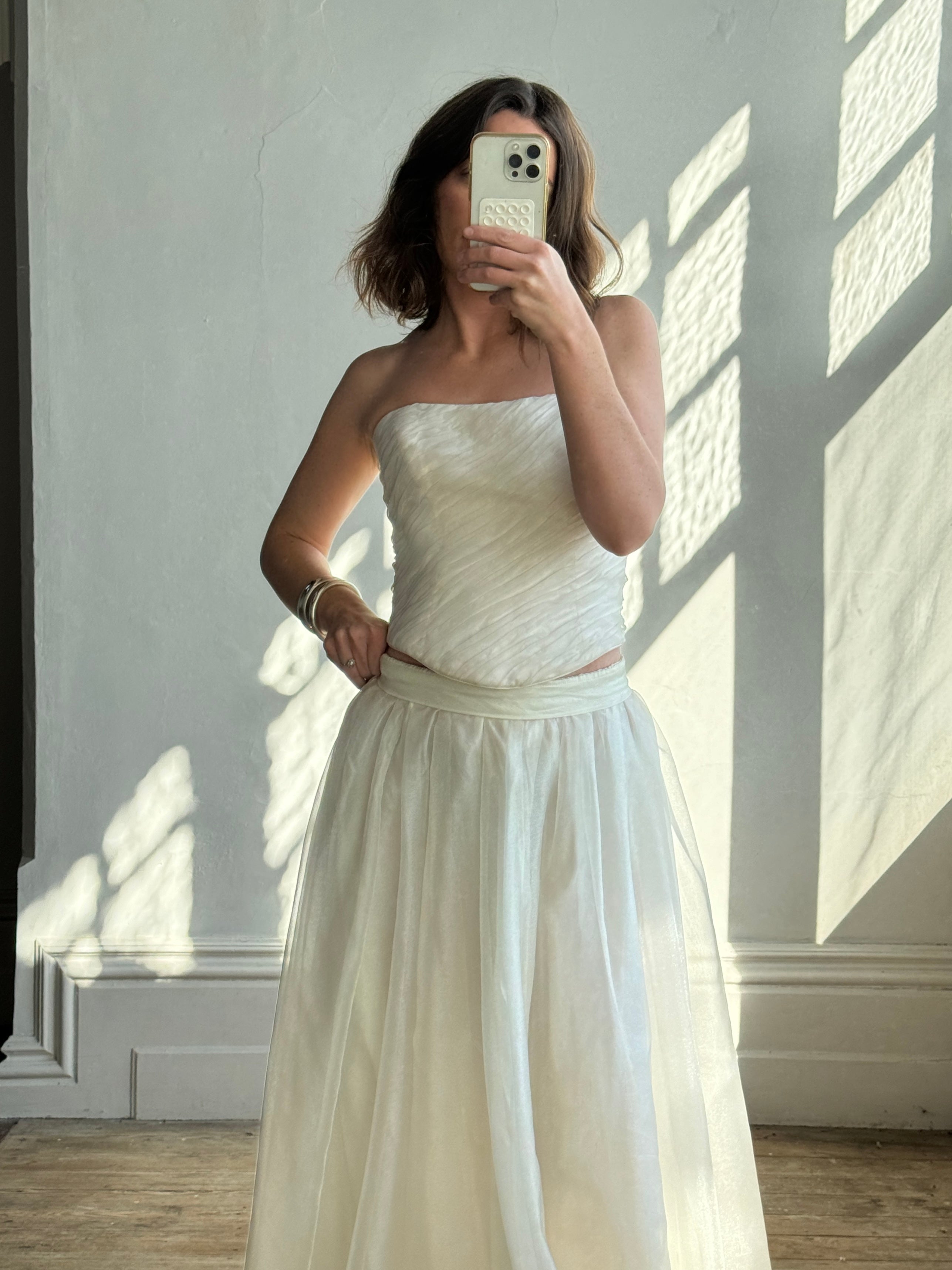 Vintage Organza Bridal Bustier