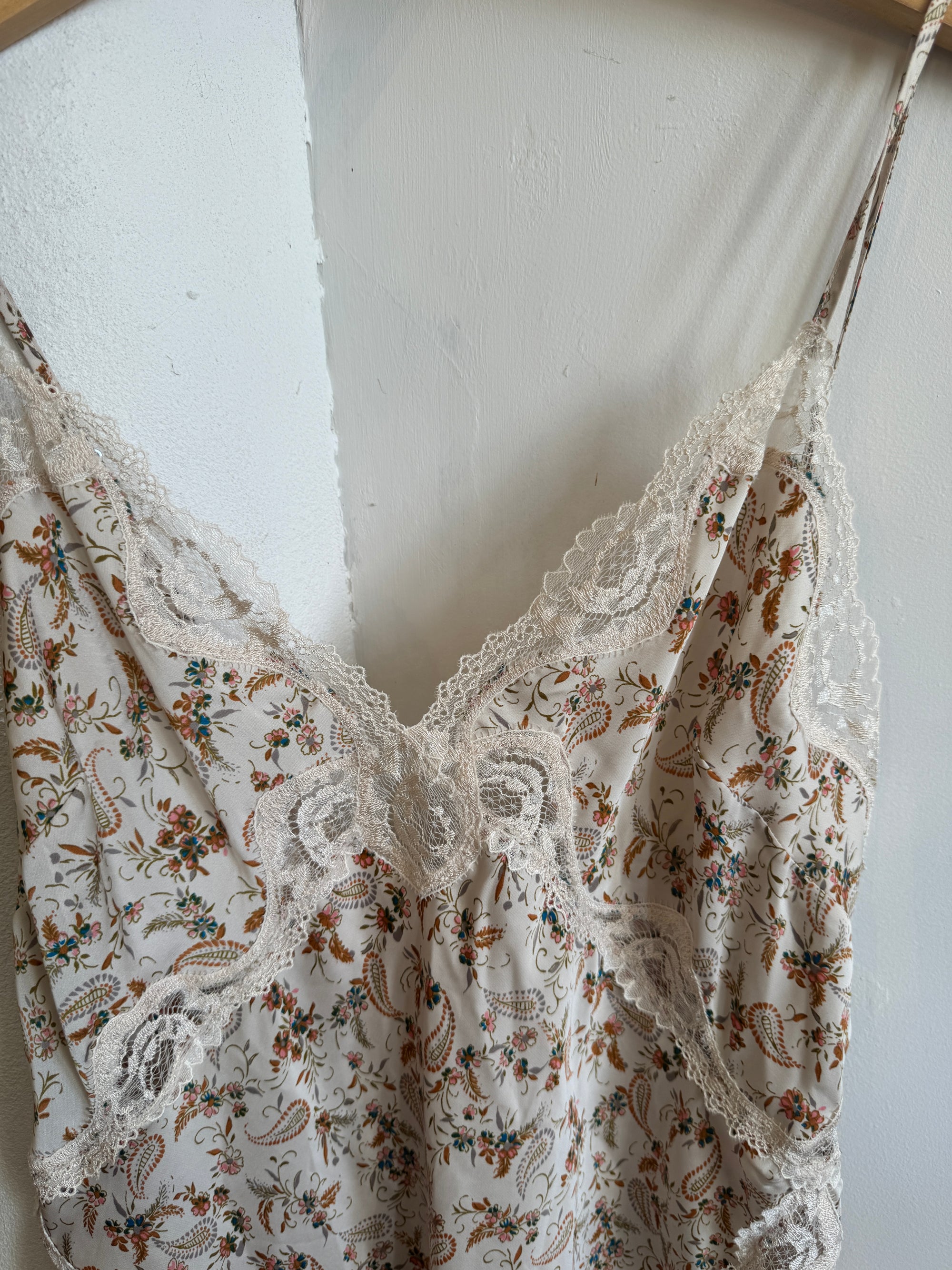 Vintage Victorias Secret Slip Dress Paisley