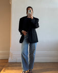 Vintage YSL Wool Tuxedo Jacket Noir