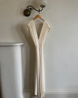Archival Y2K Australian Made Draped Crossover Wedding Dress