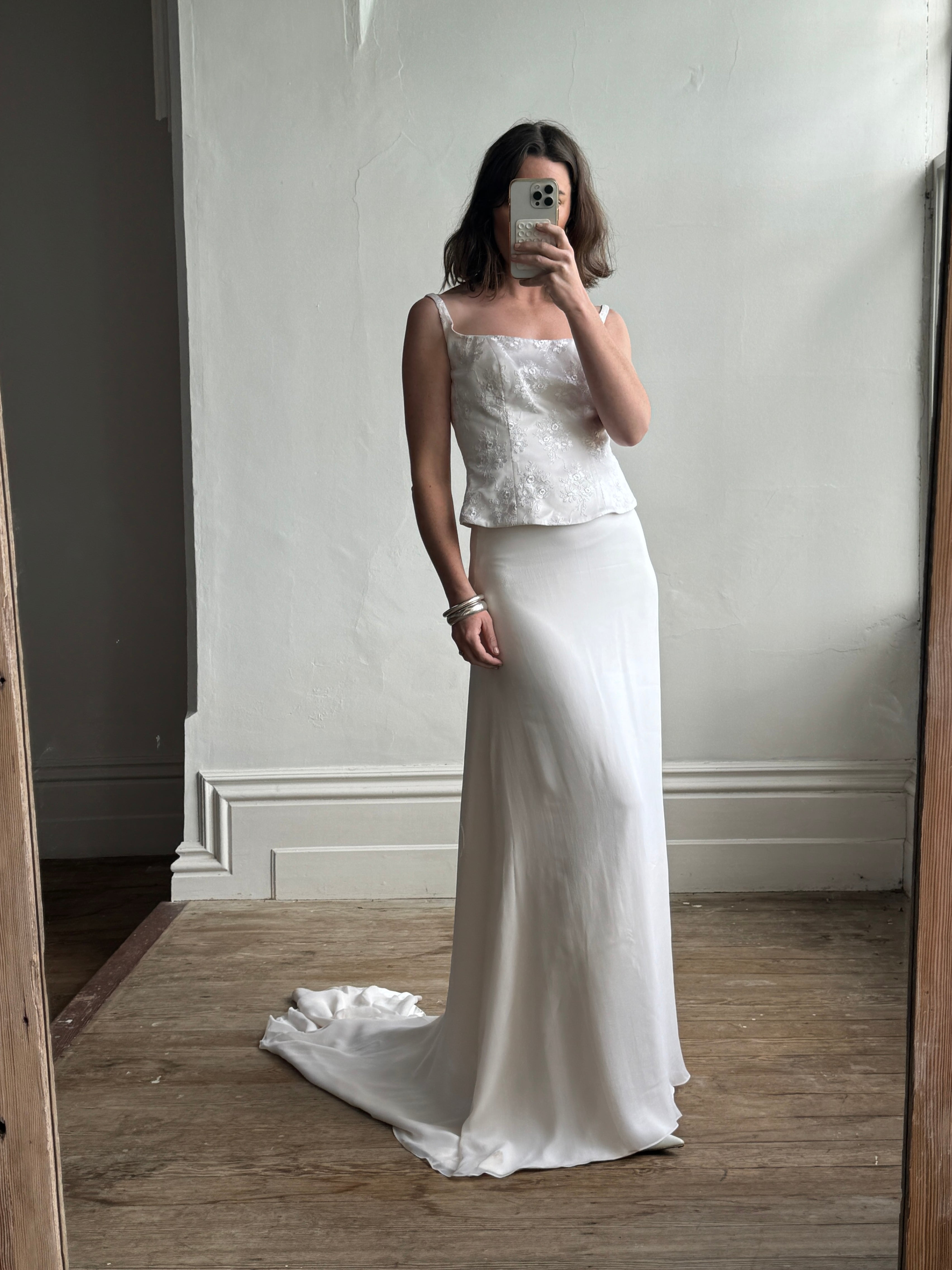 Vintage 90s Two Piece Corset and Skirt Bridal Set – Call Me The Breeze