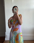 Vintage 90s Italian Slip Sundress Multi