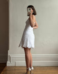 Vintage Y2K Collette Dinnigan Broderie Anglaise Mini Dress