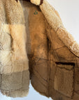 Vintage Rare Shearling Patchwork Jacket