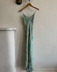 Vintage 90s Ice Blue Embellished High Low Fairy Dress